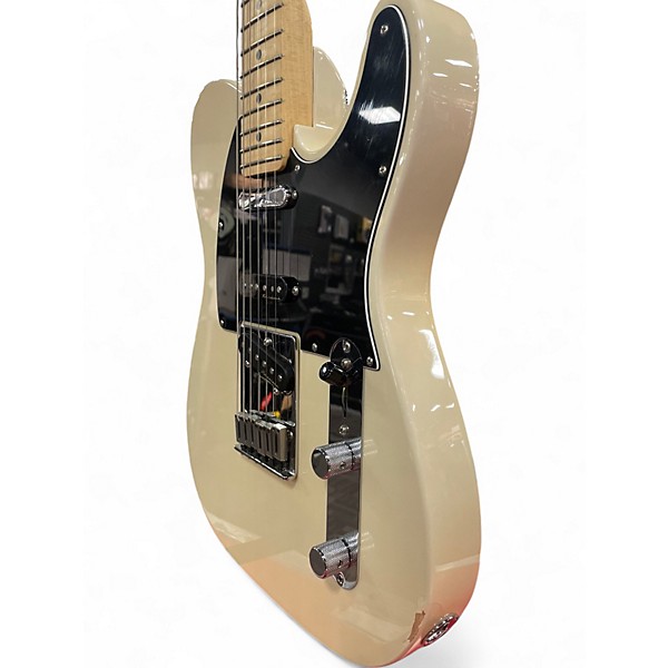 Used Fender Deluxe Nashville Telecaster Olympic White Solid Body Electric Guitar