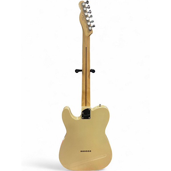 Used Fender Deluxe Nashville Telecaster Olympic White Solid Body Electric Guitar