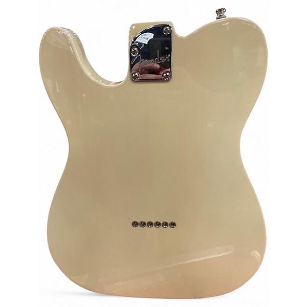 Used Fender Deluxe Nashville Telecaster Olympic White Solid Body Electric Guitar
