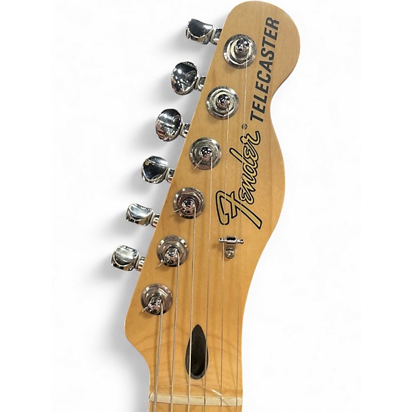 Used Fender Deluxe Nashville Telecaster Olympic White Solid Body Electric Guitar