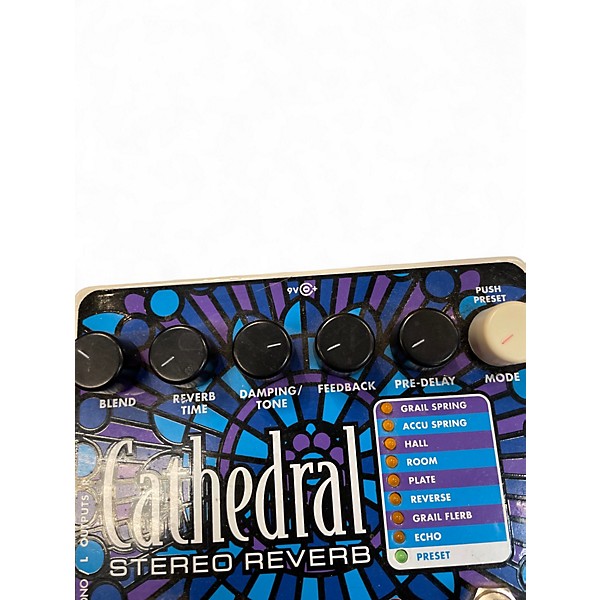Used Electro-Harmonix Cathedral Stereo Reverb Effect Pedal