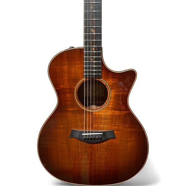 Used Taylor K24CE shaded edgeburst Acoustic Electric Guitar
