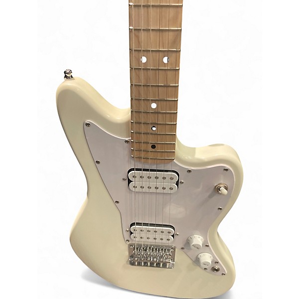 Used Squier MINI JAZZMASTER HH White Solid Body Electric Guitar