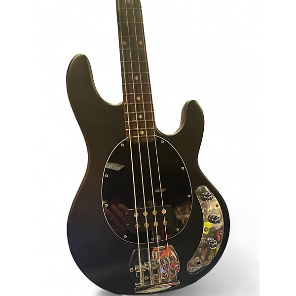 Used Sterling by Music Man Ray4 Trans Black Electric Bass Guitar