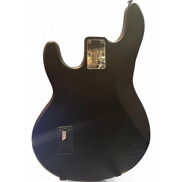 Used Sterling by Music Man Ray4 Trans Black Electric Bass Guitar