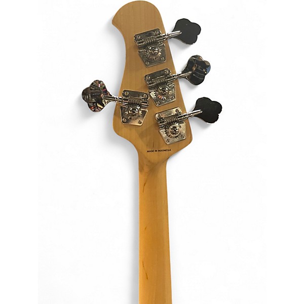 Used Sterling by Music Man Ray4 Trans Black Electric Bass Guitar