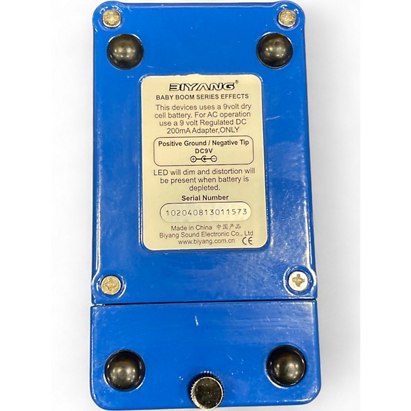 Used Biyang BABY BOOM RV-10 TRI REVERB Effect Pedal