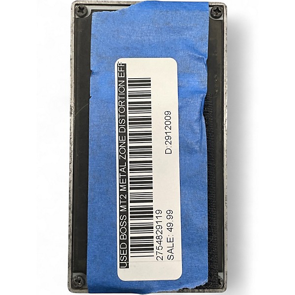 Used BOSS MT2 Metal Zone Distortion Effect Pedal