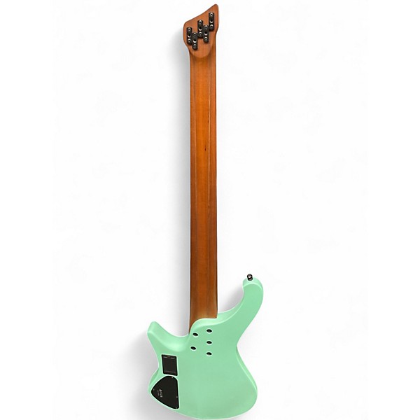 Used Ibanez EHB1005MS 5 STRING Blue Electric Bass Guitar