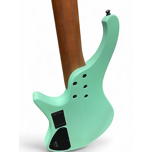 Used Ibanez EHB1005MS 5 STRING Blue Electric Bass Guitar