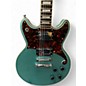 Used D'Angelico Premiere Series Brighton Solid Body Electric Guitar Double C Daphne Blue Solid Body Electric Guitar