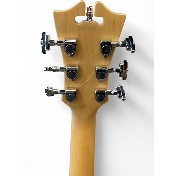 Used D'Angelico Premiere Series Brighton Solid Body Electric Guitar Double C Daphne Blue Solid Body Electric Guitar