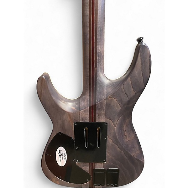 Used 2025 Schecter Guitar Research C-1 FR-S SLS Elite Evil Twin Satin Black Solid Body Electric Guitar