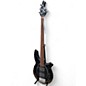 Used 2017 Ernie Ball Music Man Bongo HH Fretless 4 String Black Electric Bass Guitar thumbnail