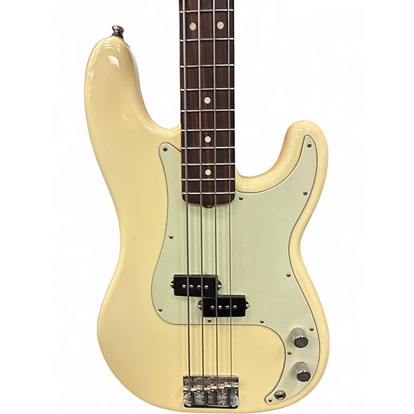 Used Fender American Professional Precision Bass Olympic White Electric Bass Guitar