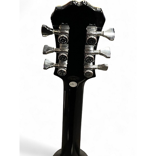 Used Epiphone Les Paul Custom Pro Black Solid Body Electric Guitar