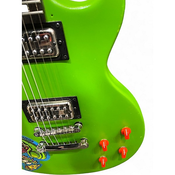 Used Epiphone Les Paul Standard Green Solid Body Electric Guitar