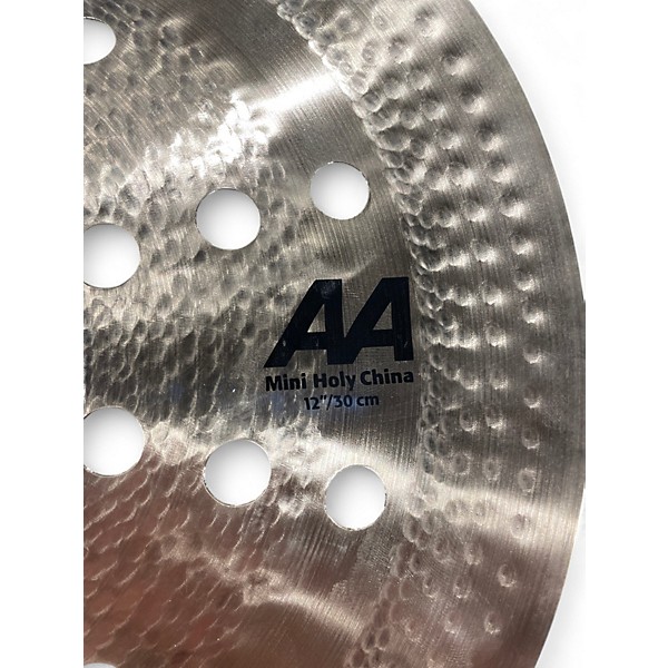 Used Sabian 12in Mini Holy China  Cymbal