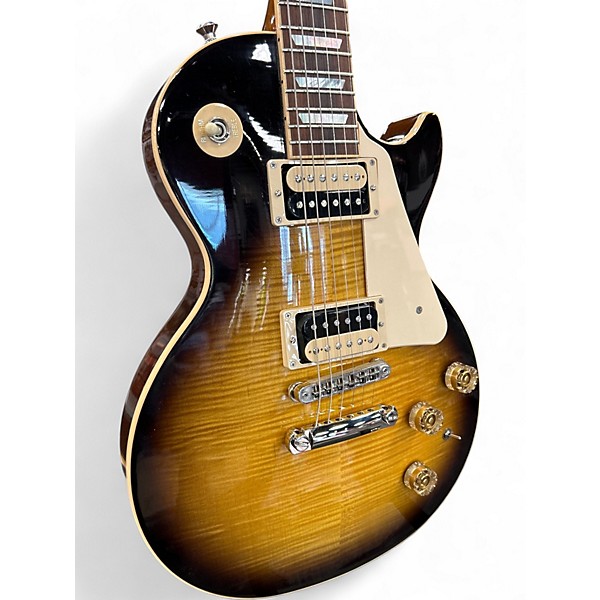 Used 2015 Gibson Les Paul Classic Vintage Sunburst Solid Body Electric Guitar