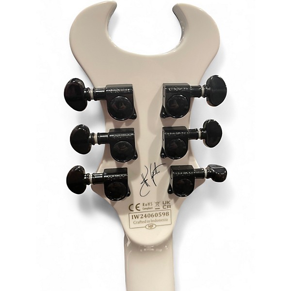 Used 2024 Schecter Guitar Research Synyster Gates Signature Custom S Alpine White Solid Body Electric Guitar