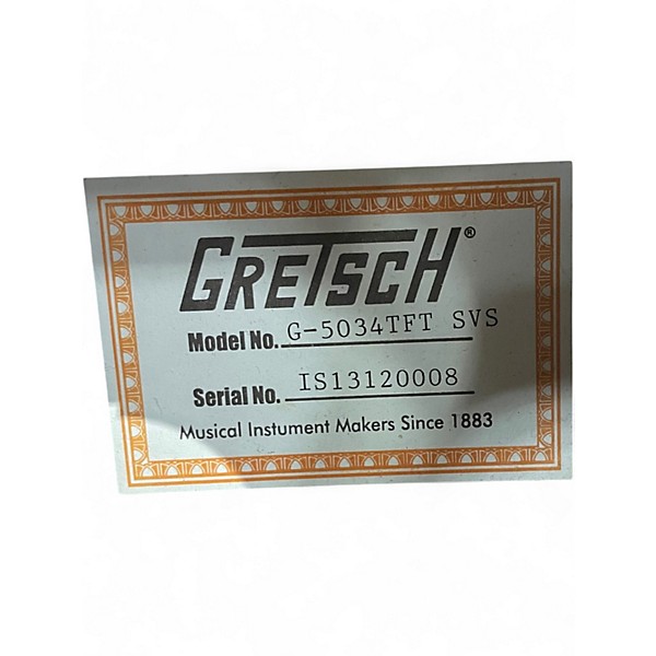 Used Gretsch G-5034TFT SVS Orange Acoustic Electric Guitar