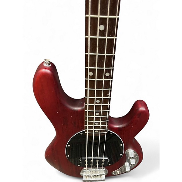 Used Sterling by Music Man Sub 4 Wine Red Electric Bass Guitar