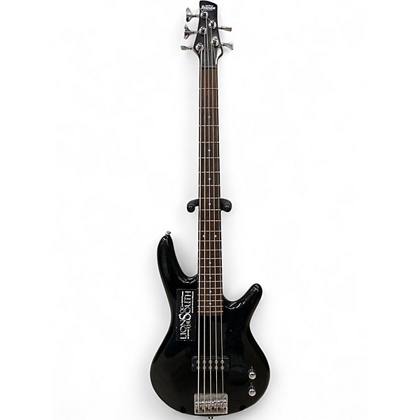 Used Ibanez GSR105EX 5 String Black Electric Bass Guitar