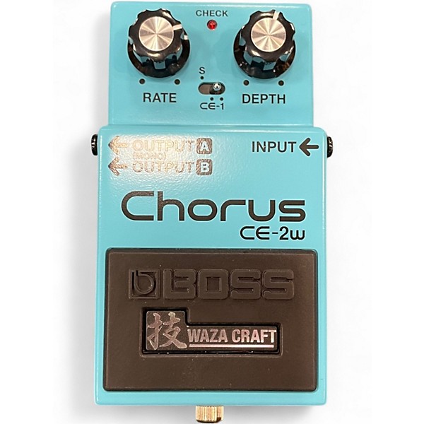 Used BOSS CE2W Waza Craft Chorus Effect Pedal