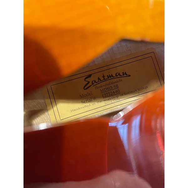 Used Eastman md815 Sunburst Mandolin