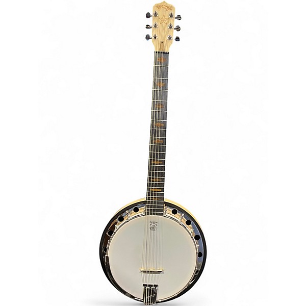 Used Deering goodtime 6 string resonator NATURAL Banjo