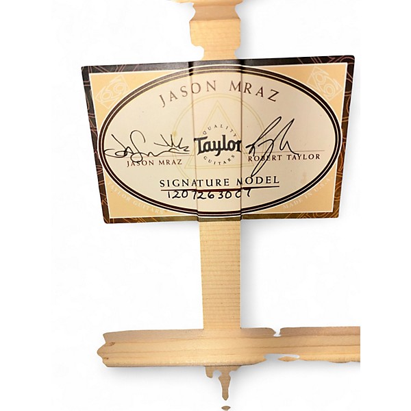 Used Taylor JMSM Jason Mraz Signature Natural Classical Acoustic Electric Guitar