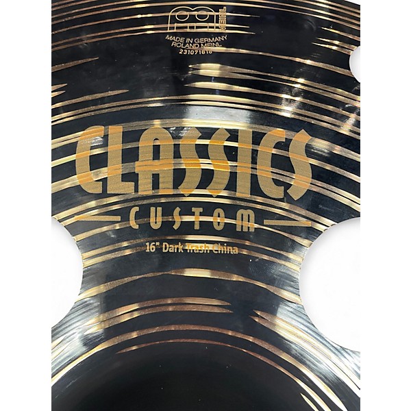 Used MEINL 16in Classic Custom Trash China Cymbal