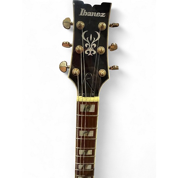 Used Ibanez AR520 ARTIST SERIES Black and Gold Hollow Body Electric Guitar