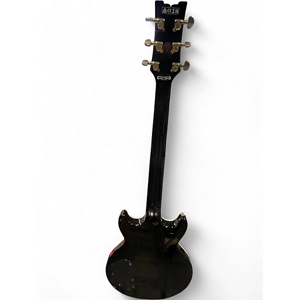 Used Ibanez AR520 ARTIST SERIES Black and Gold Hollow Body Electric Guitar