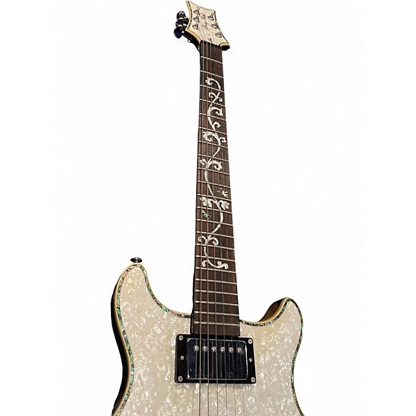 Used Daisy Rock isis Pearl White Solid Body Electric Guitar