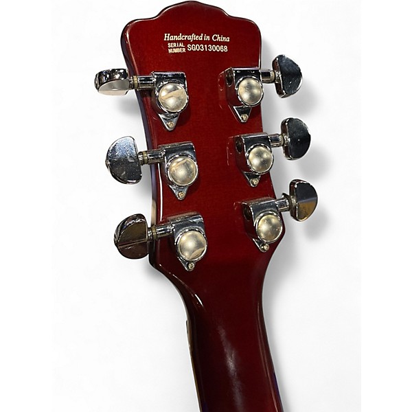 Used Luna athena hybrid  Tobacco Burst Hollow Body Electric Guitar