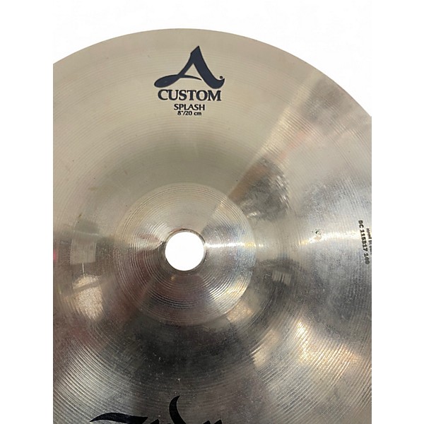 Used Zildjian 8in A Custom Splash Cymbal
