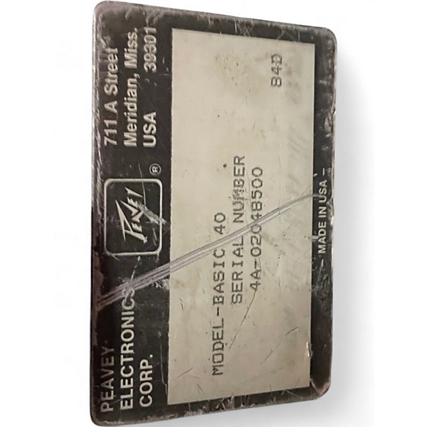 Used Peavey BASIC 40 Guitar Combo Amp