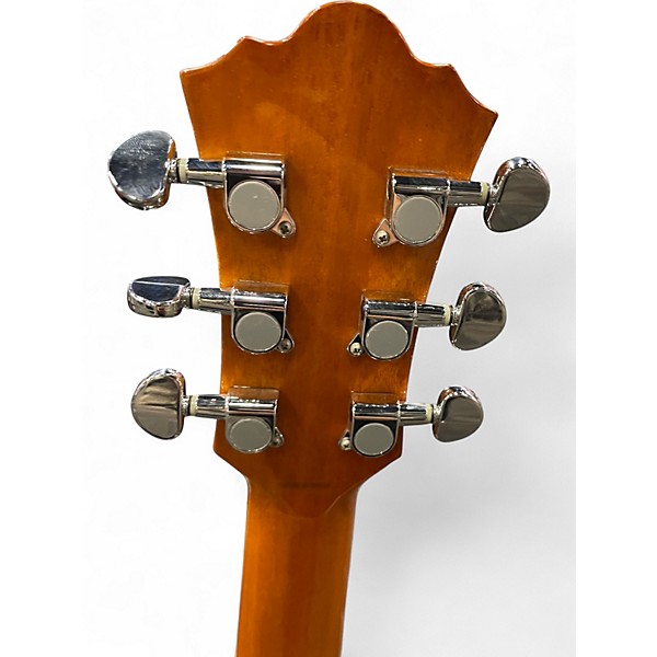 Used Dreambow DE703 Orange Hollow Body Electric Guitar