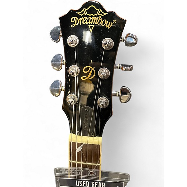 Used Dreambow DE703 Orange Hollow Body Electric Guitar