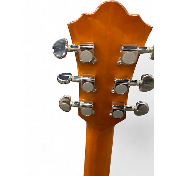 Used Flaxwood LAINE Orange Solid Body Electric Guitar