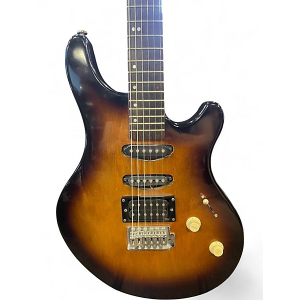 Used Washburn Maverick 3 Tone Sunburst Solid Body Electric Guitar