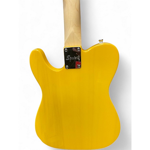 Used Squier SONIC TELECASTER Butterscotch Blonde Solid Body Electric Guitar