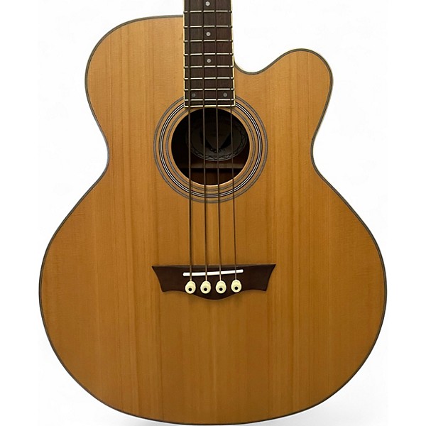 Used Dean EABC Natural Acoustic Bass Guitar