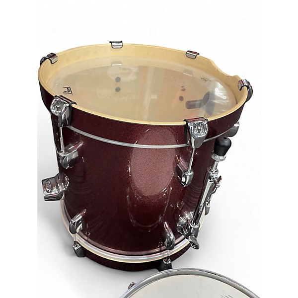 Used Pearl 4 Piece MIDTOWN Candy Apple Red Drum Kit