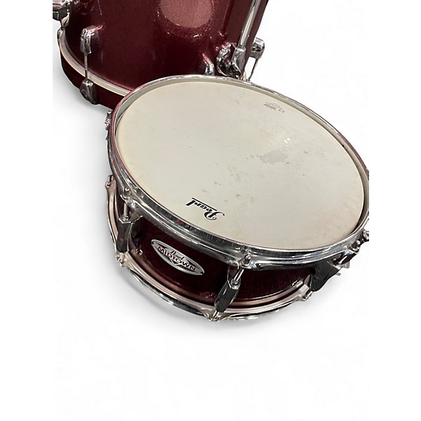 Used Pearl 4 Piece MIDTOWN Candy Apple Red Drum Kit