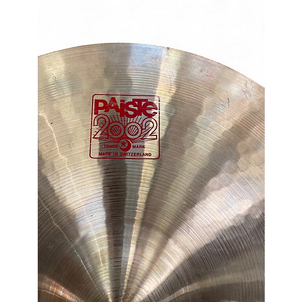 Used Paiste 16in 2002 Crash Cymbal