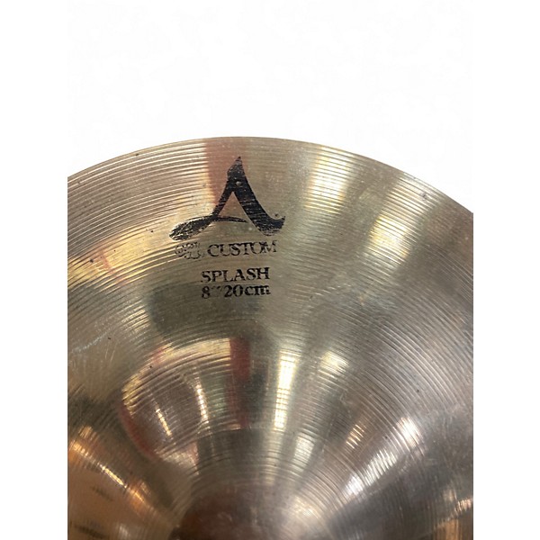 Used Zildjian 8in A Custom Splash Cymbal