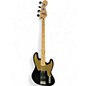 Used Squier Paranormal Jazz Bass 54 Black Electric Bass Guitar thumbnail