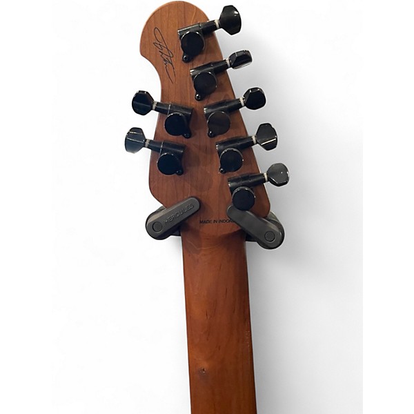 Used Sterling by Music Man JASON RICHARDSON CUTLASS 7 STRING Trans Red Solid Body Electric Guitar